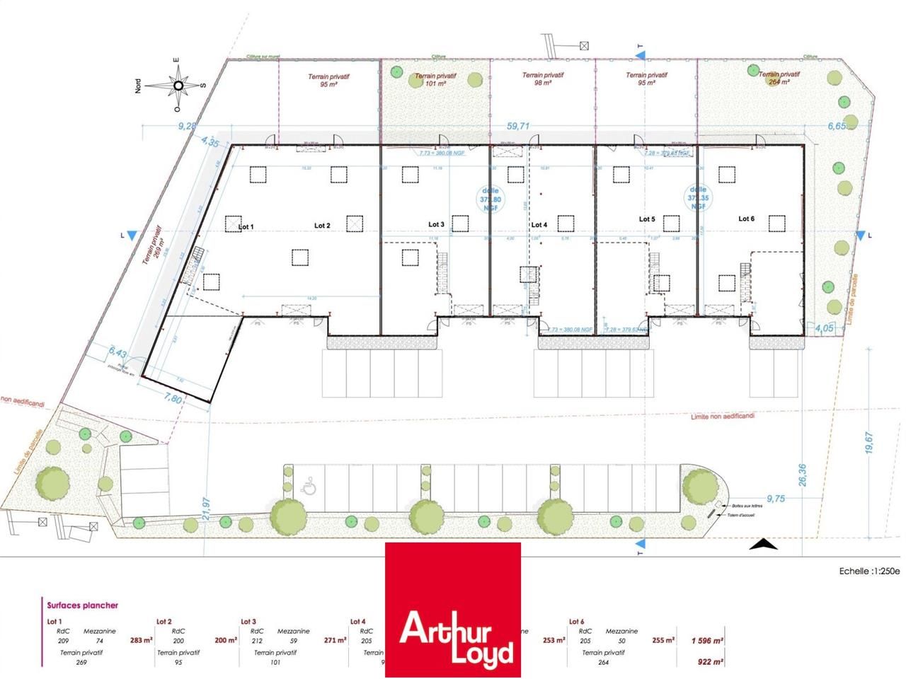 Vente entrepots 271 m² non divisibles