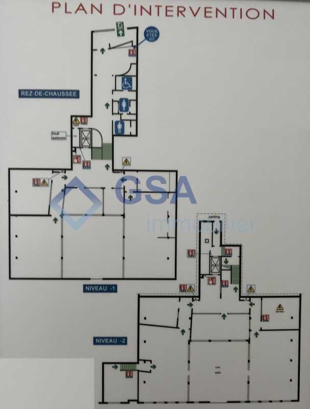 Location bureaux 731 m² non divisibles