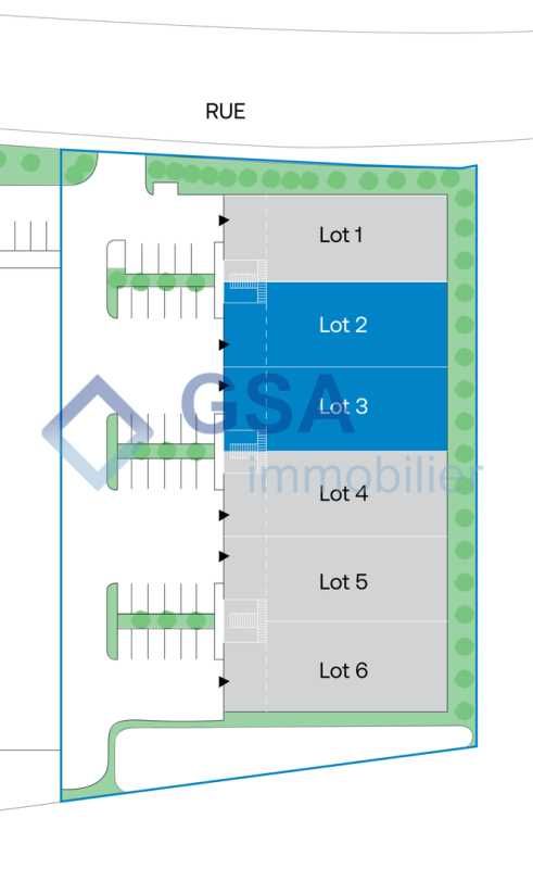 Location entrepots 1077 m² divisibles à partir de 538 m²