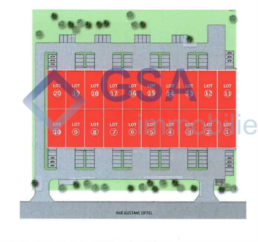 Location entrepots 7560 m² divisibles à partir de 378 m²