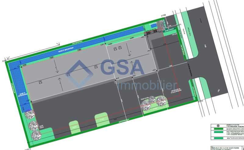 Location bureaux 146 m² non divisibles