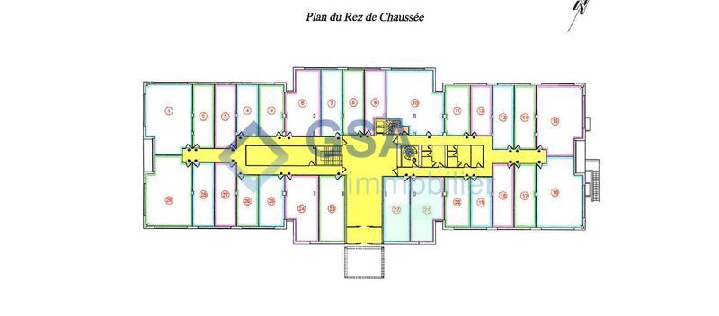 Location bureaux 188 m² divisibles à partir de 89 m²