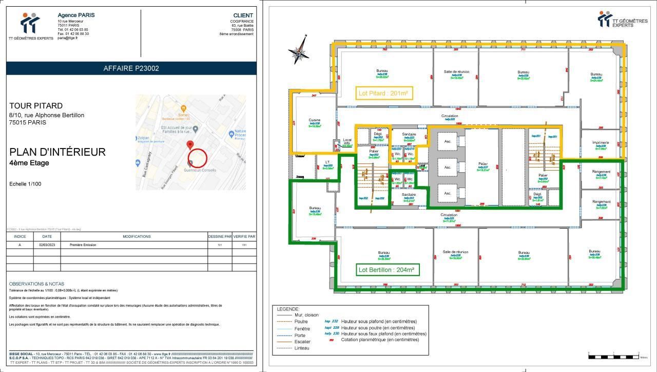 Location bureaux à Paris 75015
