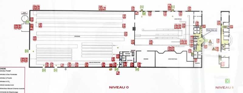 Location entrepots 5650 m² non divisibles