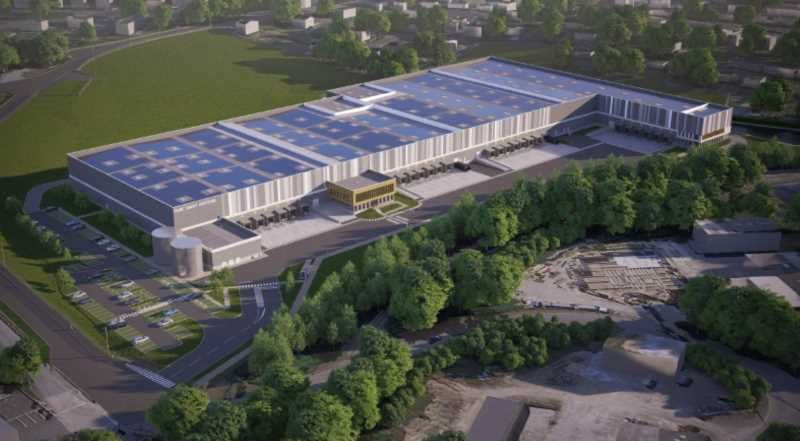 Entrepôt : 25 689 m² Cellule 1 : 5 990 m² Cellule