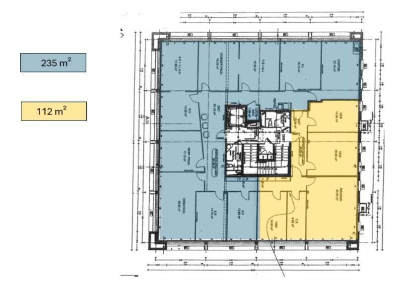Vente bureaux 347 m² divisibles à partir de 112 m²
