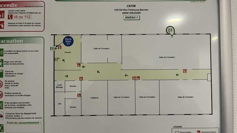 Location bureaux 390 m² non divisibles