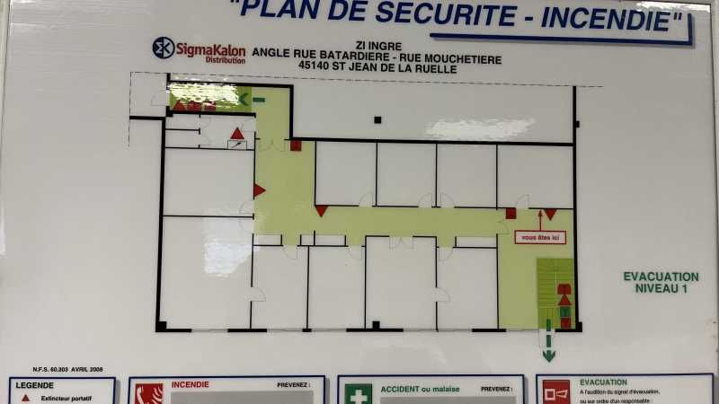 Location bureaux 280 m² non divisibles