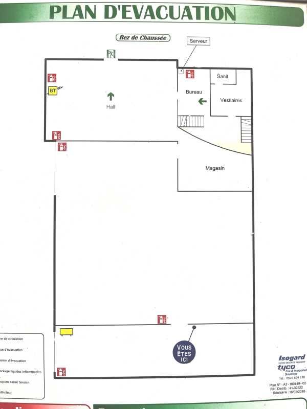 Location entrepots 460 m² non divisibles