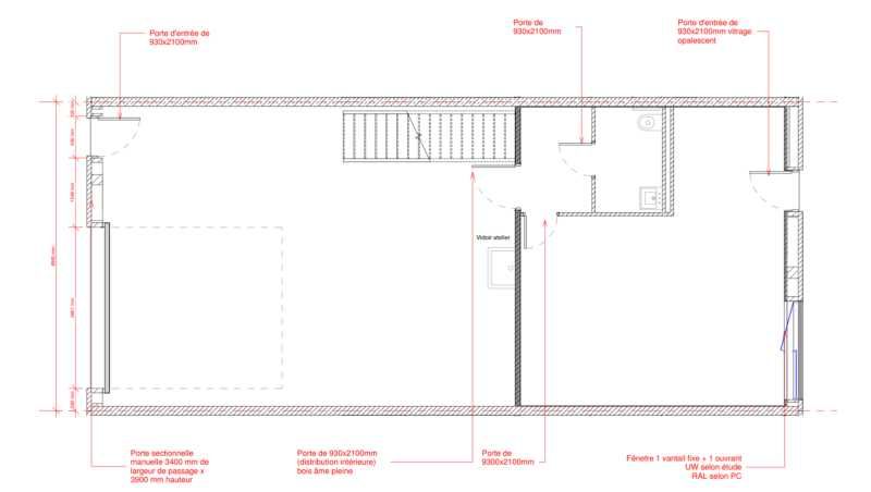 Location entrepots 145 m² non divisibles