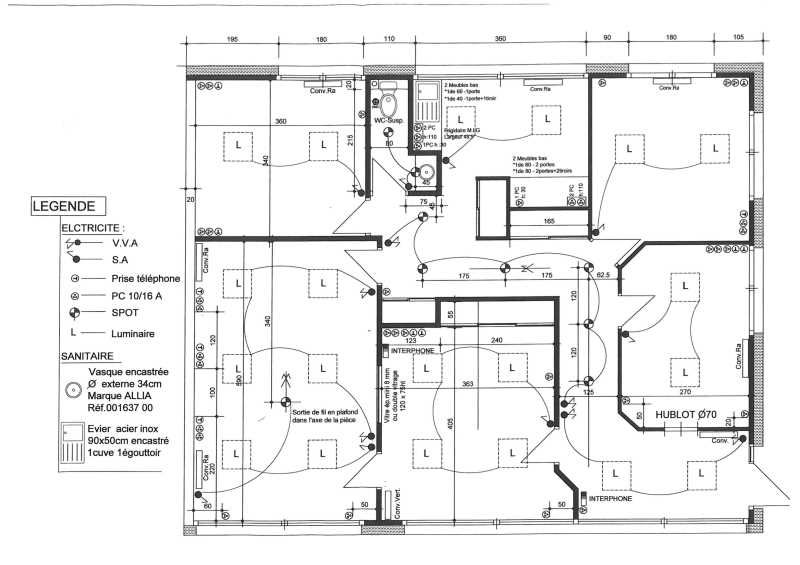 Location bureaux 120 m² non divisibles