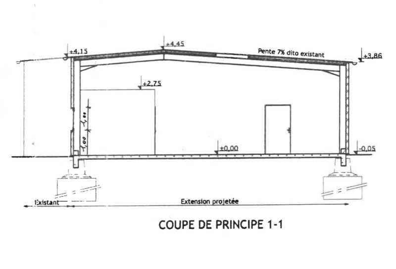 Site clos.  Activités : bardage double peau, isol