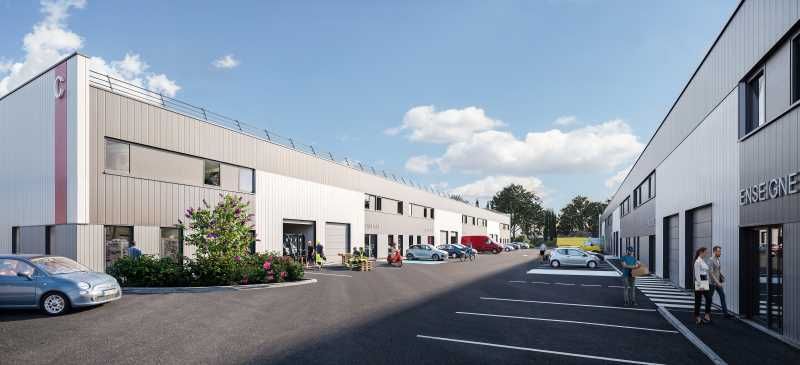 Dans un parc d'activités neufs à Fay-aux-Loges, 5