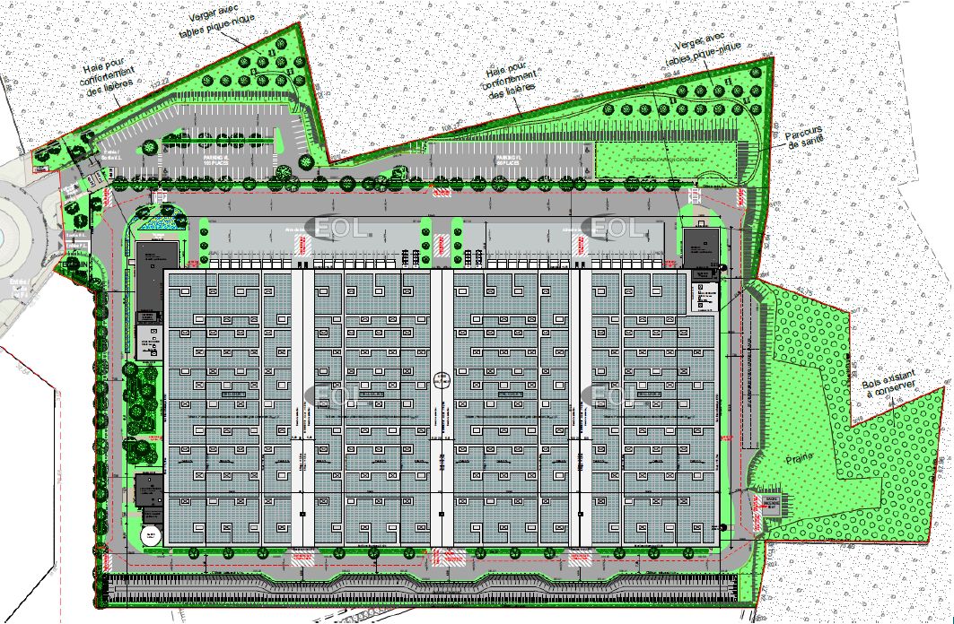 Entrepot ICPE distribution logistrielle