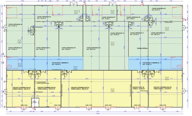 Aires d'Entreprises vous propose, à la location, 