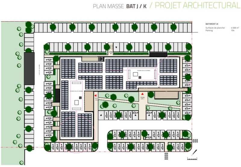 Location bureaux 4036 m² divisibles à partir de 1311 m²