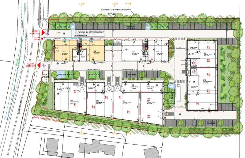 Location bureaux 1682 m² divisibles à partir de 200 m²