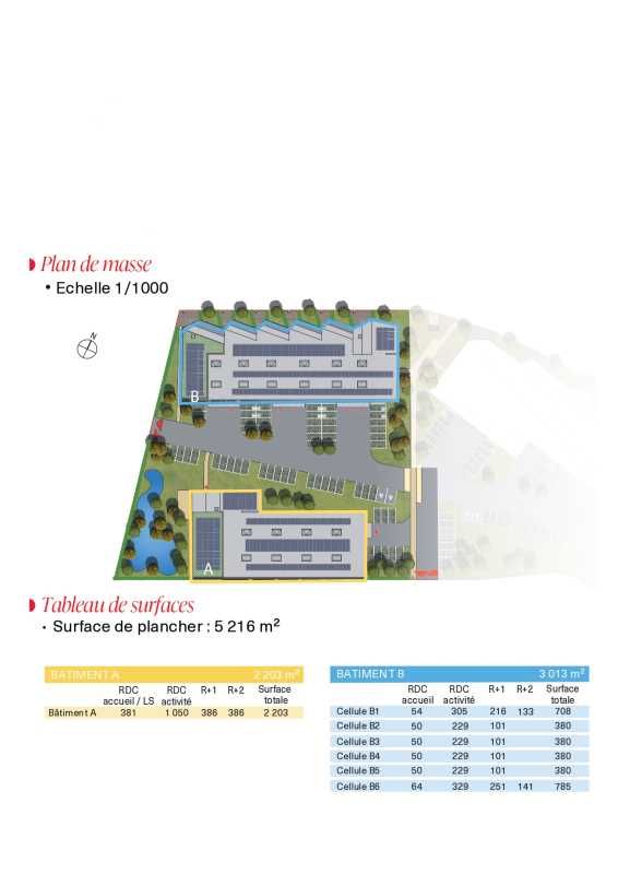 Vente entrepots 5216 m² divisibles à partir de 380 m²