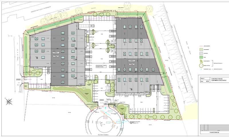 Vente entrepots 669 m² non divisibles