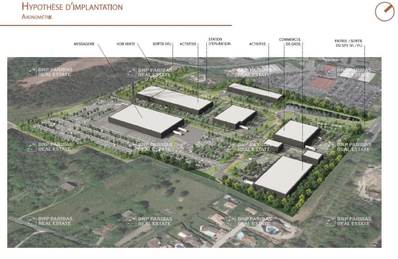 Location Entrepôts classe C 12000 m² non divisibles 33650 Martillac