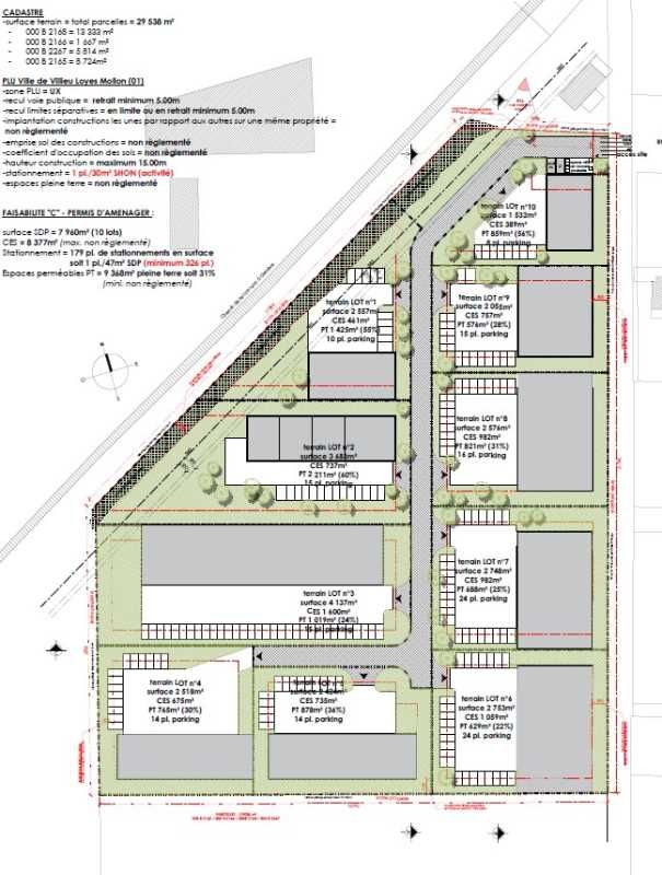 Vente terrain 26983 m² divisibles à partir de 1532 m²