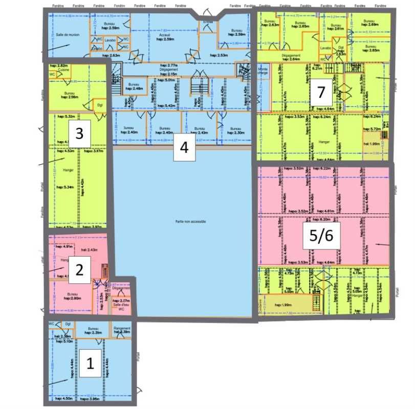 Vente entrepots 854 m² non divisibles