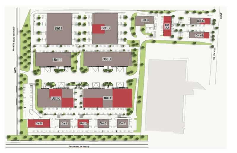 Location entrepots 5977 m² divisibles à partir de 364 m²