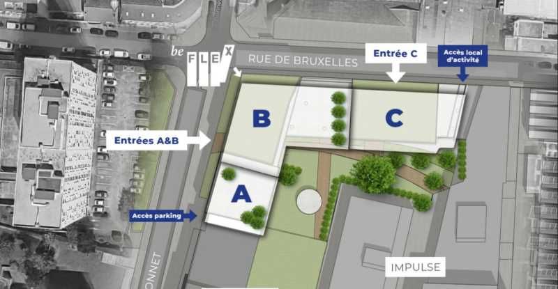 Location bureaux 7156 m² divisibles à partir de 359 m²