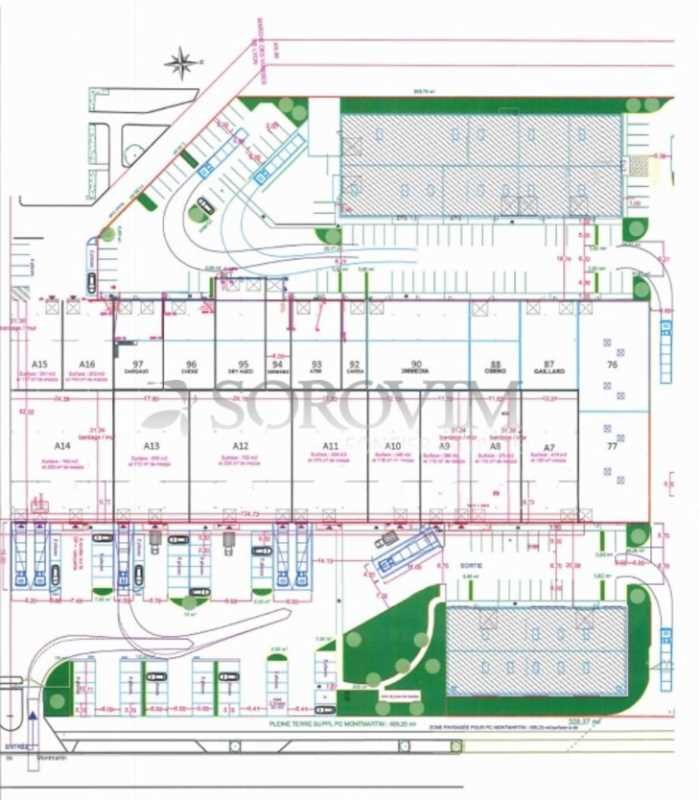 Vente entrepots 990 m² non divisibles