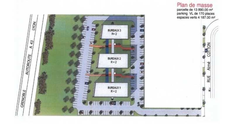 Location bureaux 1913 m² divisibles à partir de 188 m²