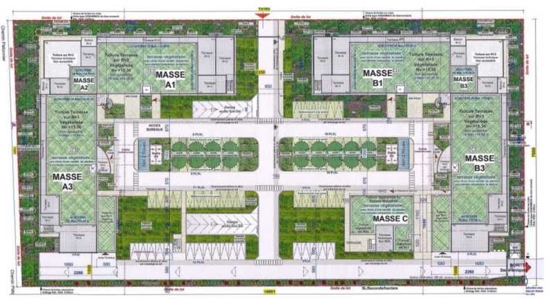 Location bureaux 792 m² divisibles à partir de 340 m²