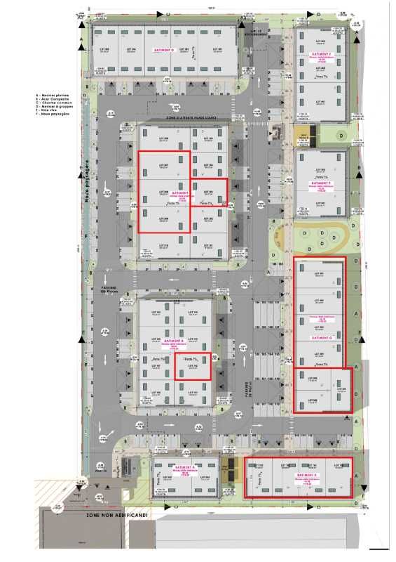 Vente entrepots 1570 m² divisibles à partir de 225 m²