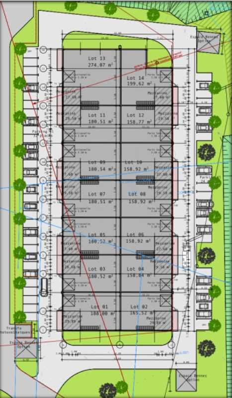 Vente entrepots 11984 m² divisibles à partir de 187 m²