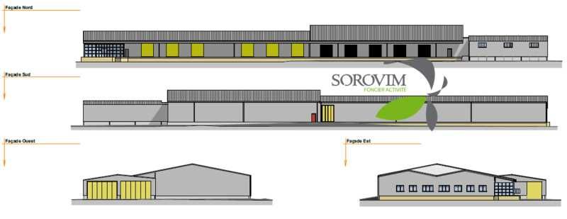 Location entrepots 2522 m² divisibles à partir de 1005 m²