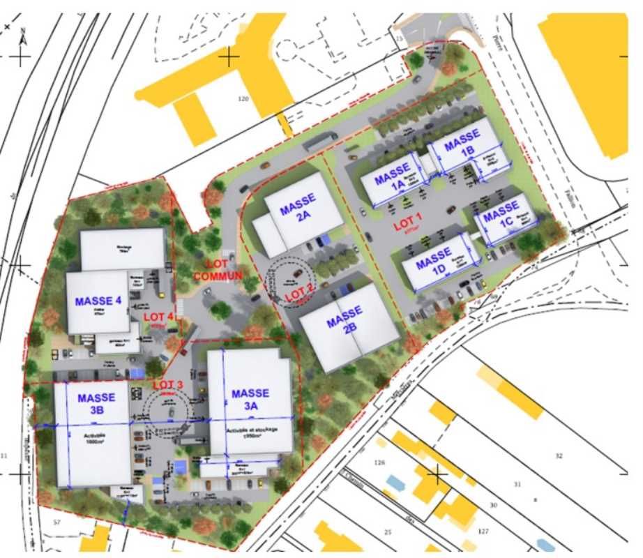 Vente bureaux 109 m² non divisibles