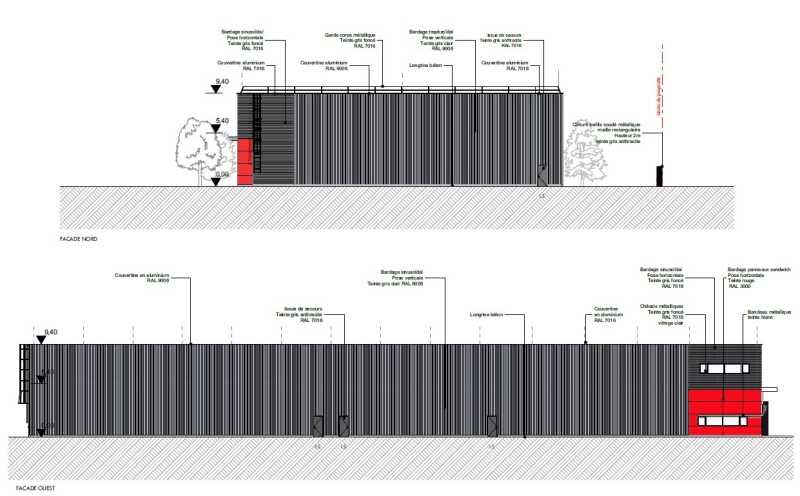 Location entrepots 555 m² non divisibles