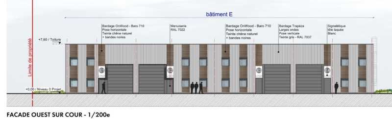 Vente entrepots 493 m² divisibles à partir de 163 m²