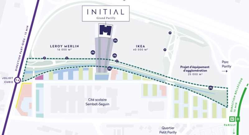 Vente bureaux 1111 m² non divisibles