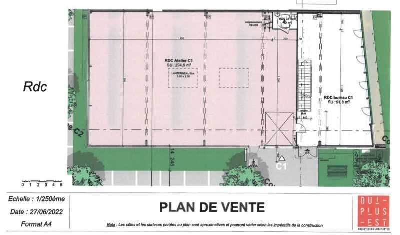 Location entrepots 480 m² non divisibles