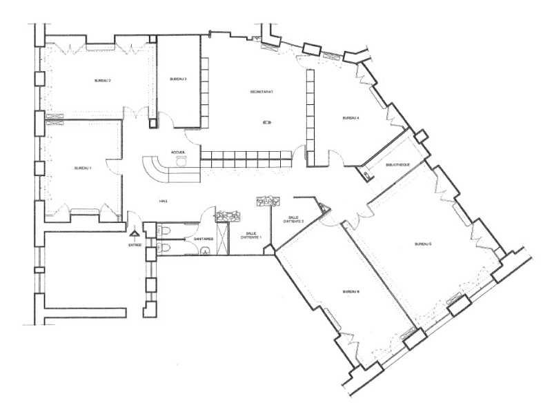 Vente bureaux 258 m² non divisibles