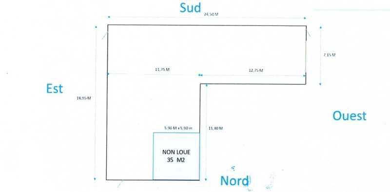 Location entrepots 279 m² non divisibles