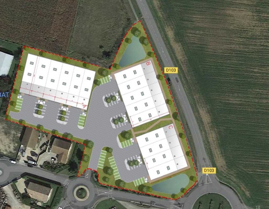 Vente entrepots 6937 m² divisibles à partir de 1828 m²