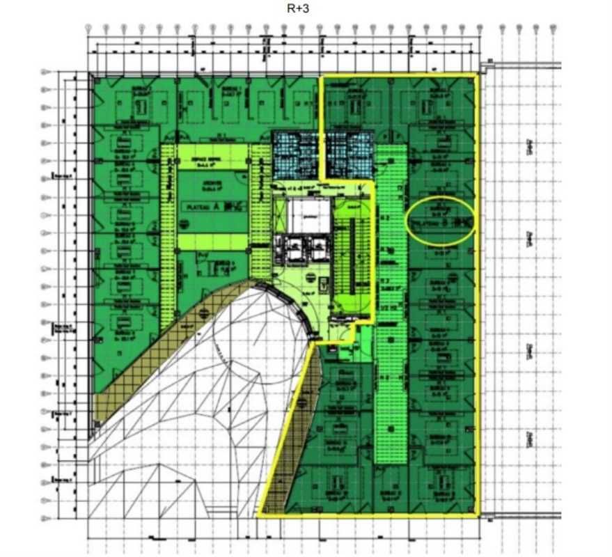Location bureaux 394 m² non divisibles