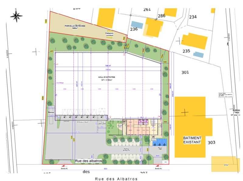 Nous vous proposons à Mions un bâtiment d'activit