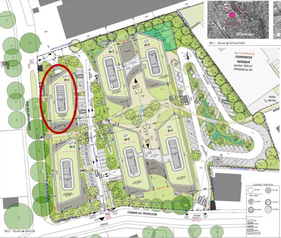 Location bureaux 244 m² non divisibles