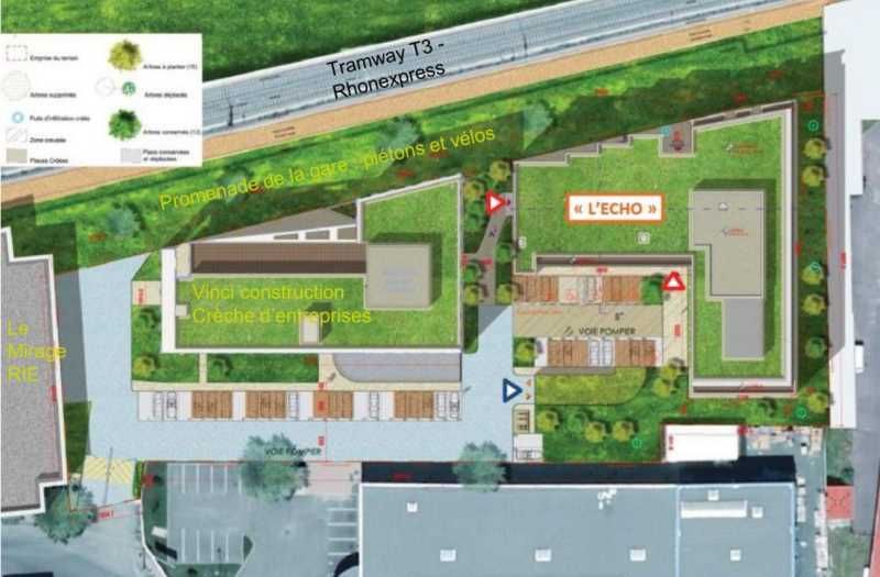 Location bureaux 2504 m² divisibles à partir de 190 m²