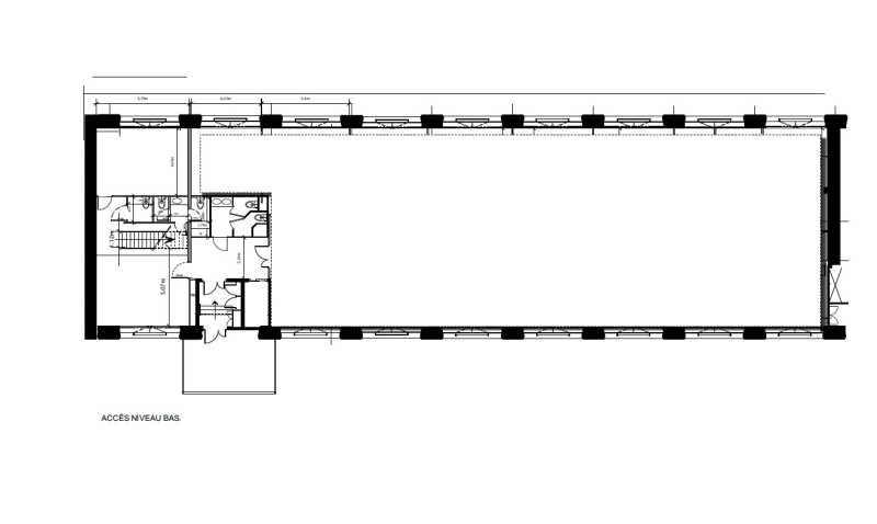 Location bureaux 933 m² divisibles à partir de 126 m²
