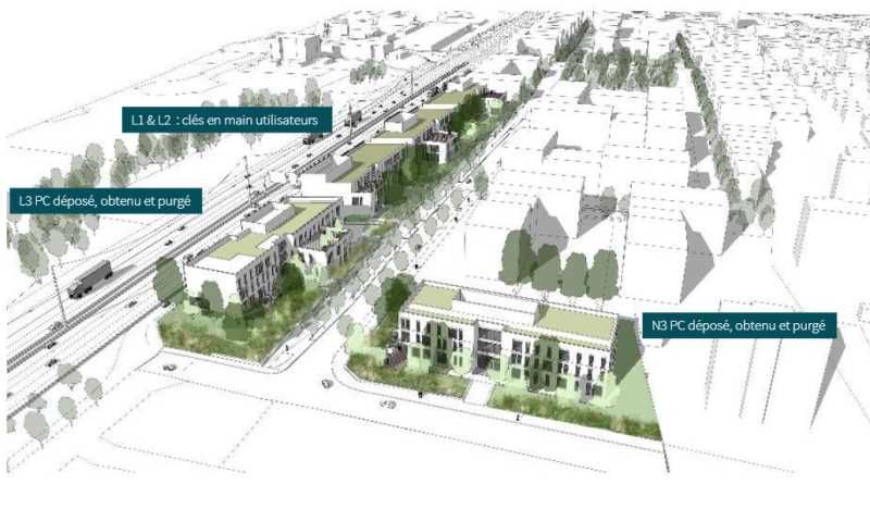 Vente bureaux 846 m² non divisibles