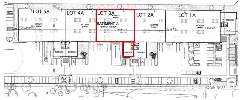 Location entrepots 1001 m² non divisibles