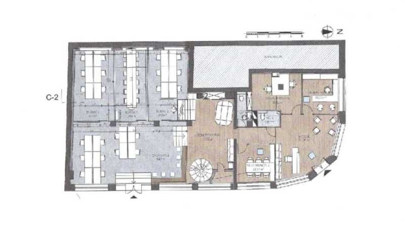 Location bureaux 376 m² non divisibles